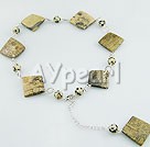 panther skin stone necklace