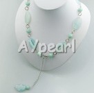 blue agate necklace