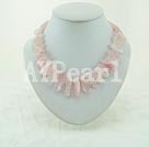 rose quartz necklace