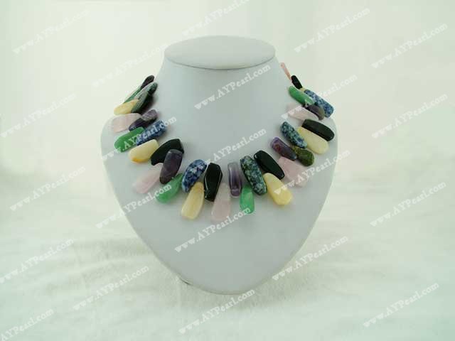 multi-stone necklace