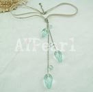 Wholesale blue crystal necklace