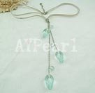 blue crystal necklace