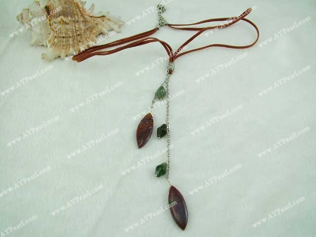 indian agate necklace