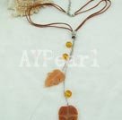 citrine aventurine necklace