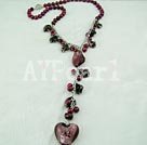 Wholesale pearl colored glaze necklace