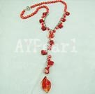 pearl colored glaze necklace
