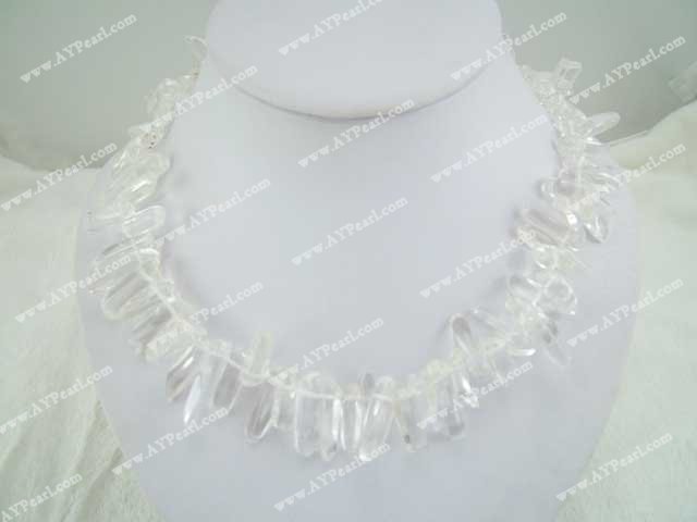 Collier améthyste blanc