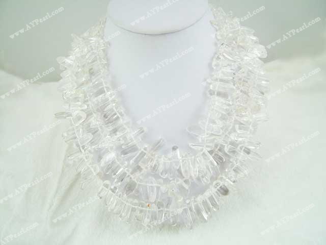 Wholesale Crystal Jewelry-white amethyst necklace