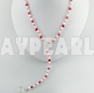 pearl crystal necklace