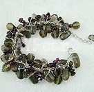 garnet crystal bracelet