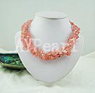 Wholesale cherry quartz necklace