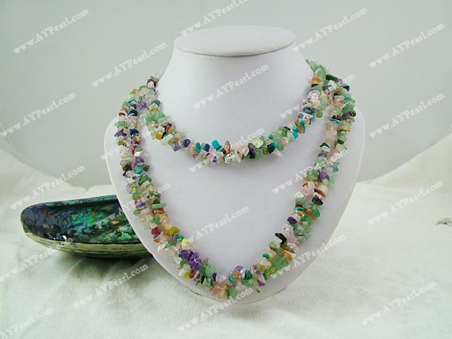 multi-stone necklace