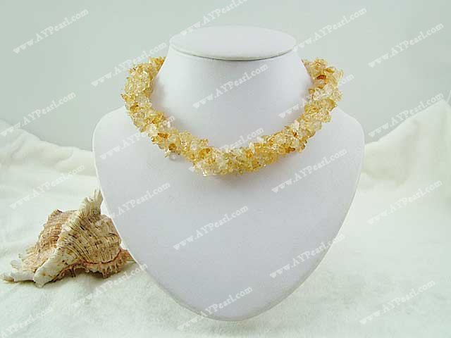 Wholesale Crystal Jewelry-citrine necklace