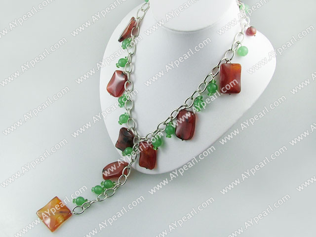 agate aventurine necklace