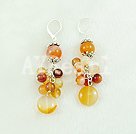 Wholesale Gemstone Earrings-agate earrings