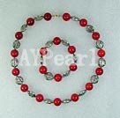 Wholesale Set Jewelry-blood stone set