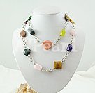 multi-gemstone necklace
