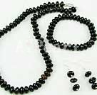 Wholesale Gemstone Jewelry-black agate set