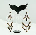 Wholesale earring-tiger eye earrings