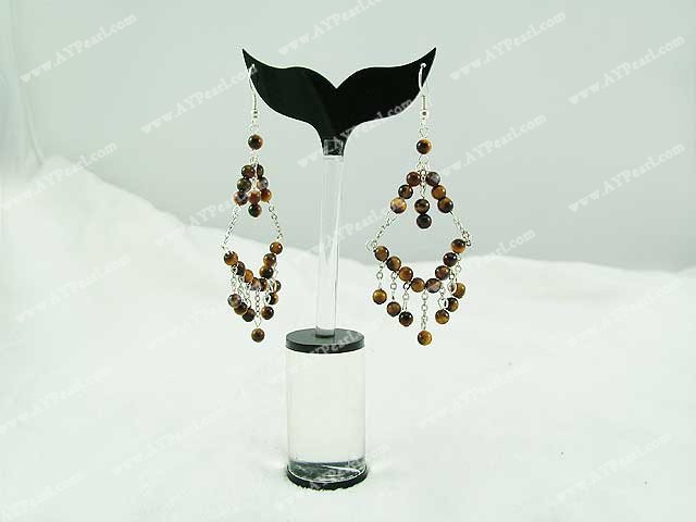 tiger eye earrings