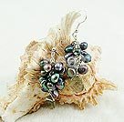 pearl crystal earrings