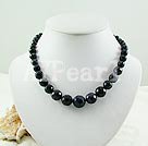 Wholesale Gemstone Jewelry-faceted stone necklace