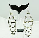 leopard skin stone earrings