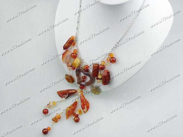 Agate halskjede