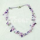 Wholesale pearl crystal necklace