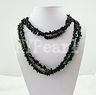 black stone necklace