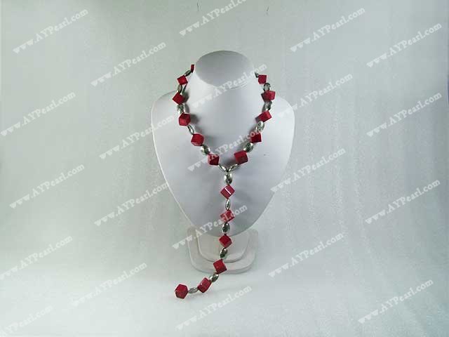 coral necklace