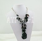 black agate necklace