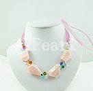 Wholesale Austrian crystal gem necklace