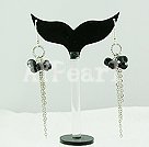 Wholesale black crystal earrings