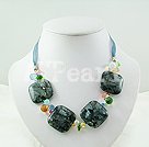 austria crystal gem necklace