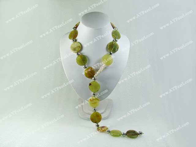 new jade pearl necklace