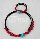 Wholesale Set Jewelry-coral turquoise set