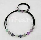 Wholesale Gemstone Jewelry-fluorite garnet set