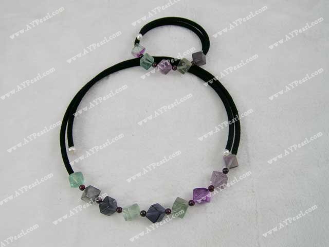 fluorite garnet set