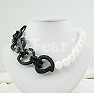black stone necklace