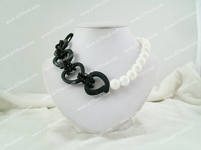 Wholesale Gemstone Jewelry-black stone necklace