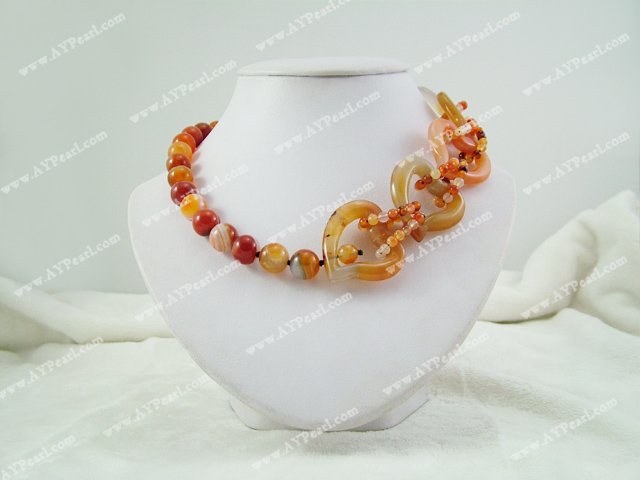 Wholesale Gemstone Jewelry-agate necklace