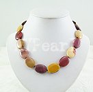 vitelline stone necklace