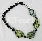 Wholesale agate stone necklace