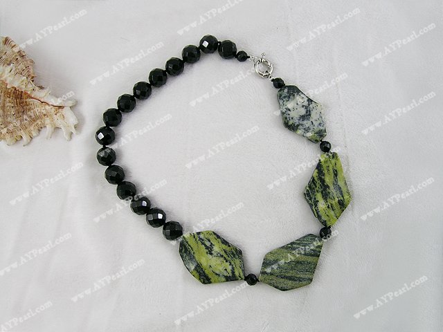 agate stone necklace