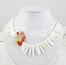 shell agate necklace