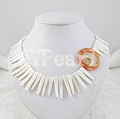 shell agate necklace