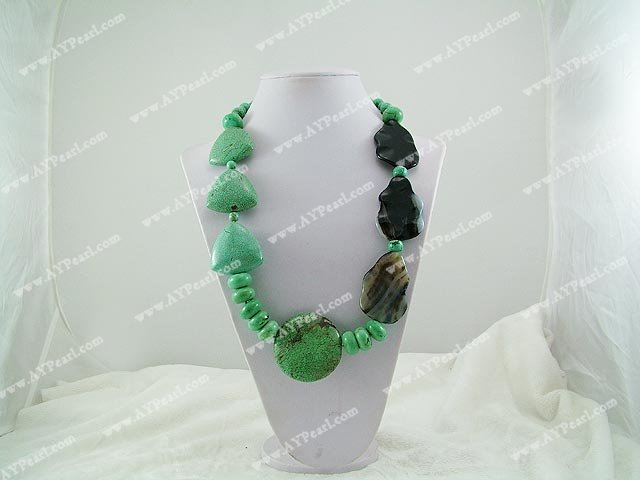 Wholesale Turquoise Jewelry-agate turquoise necklace