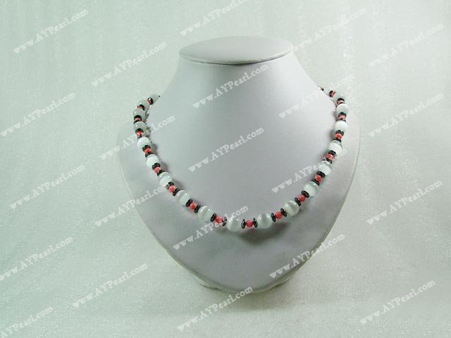 cat's eye coral necklace