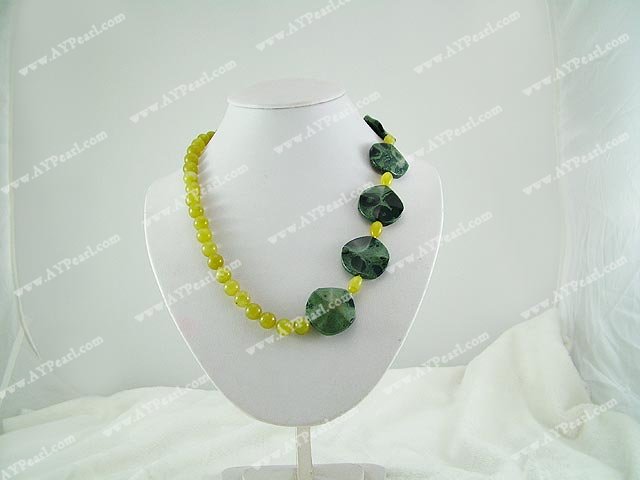gem jade necklace
